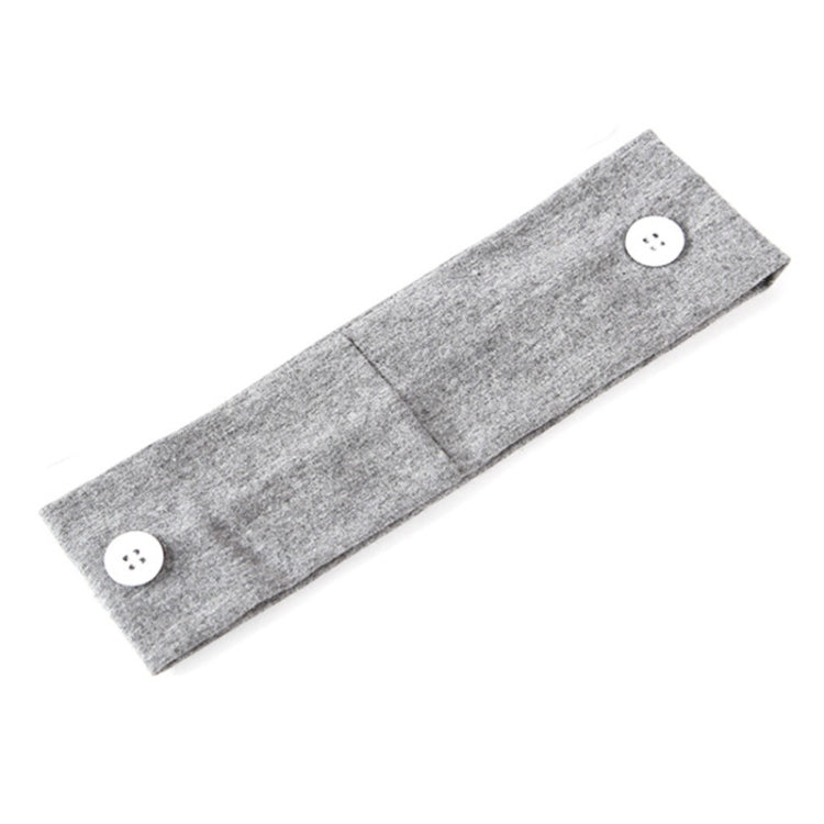 3 PCS Stretch Button Yoga Headband Can Hang Mask
