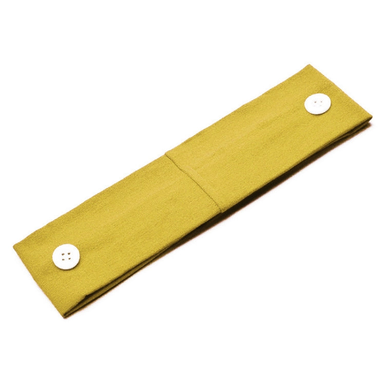 3 PCS Stretch Button Yoga Headband Can Hang Mask