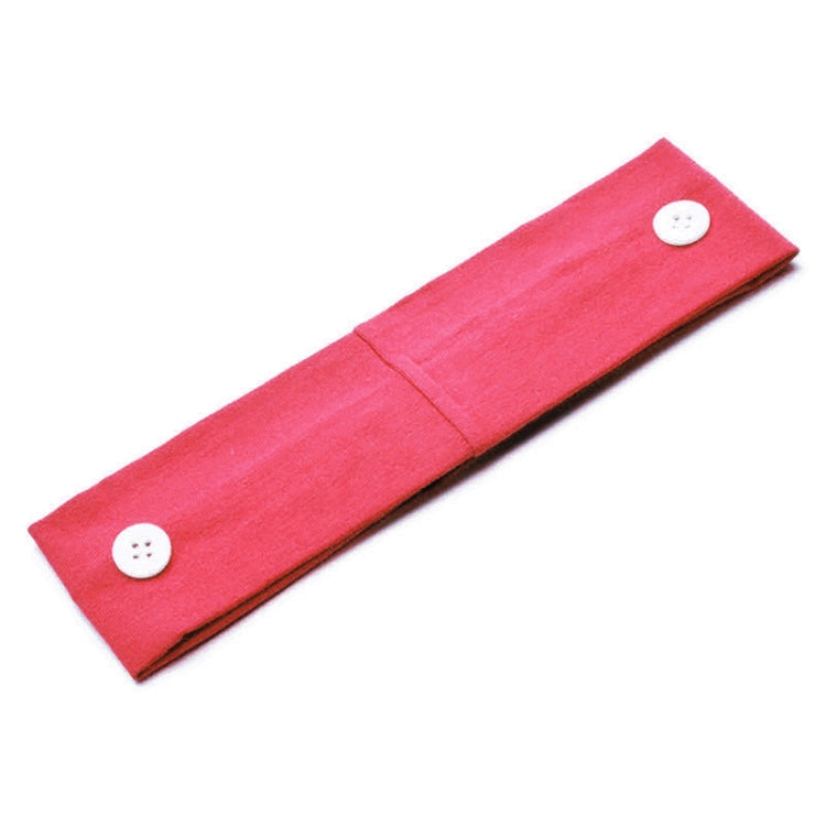 3 PCS Stretch Button Yoga Headband Can Hang Mask