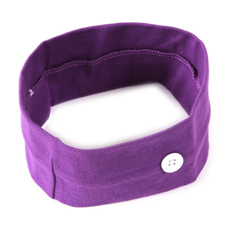 3 PCS Stretch Button Yoga Headband Can Hang Mask