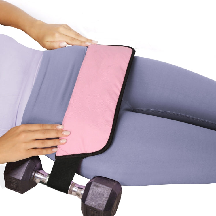 Hip Thrust Belt Glute Bridge Pad Dumbbells Butt Workout