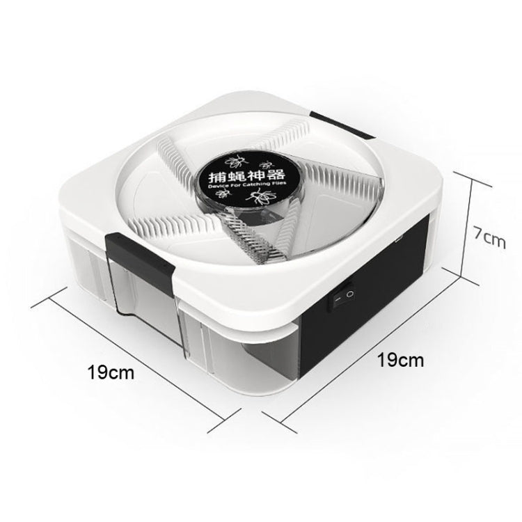BYQ-001 Household Automatic Rotary Fly Trap Silent Fly Cage(USB Direct Plug)