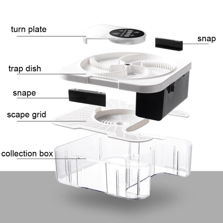 BYQ-001 Household Automatic Rotary Fly Trap Silent Fly Cage(USB Direct Plug)