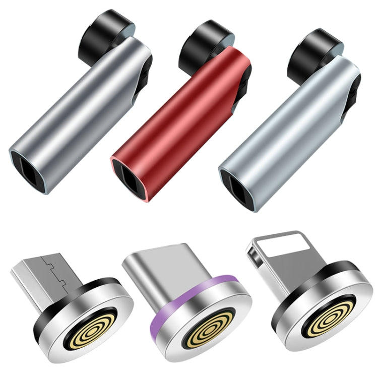 TC57 7Pin Fast Charge Transmission Data Cable Type-C / USB-C Converter Without Magnetic Head (Red)