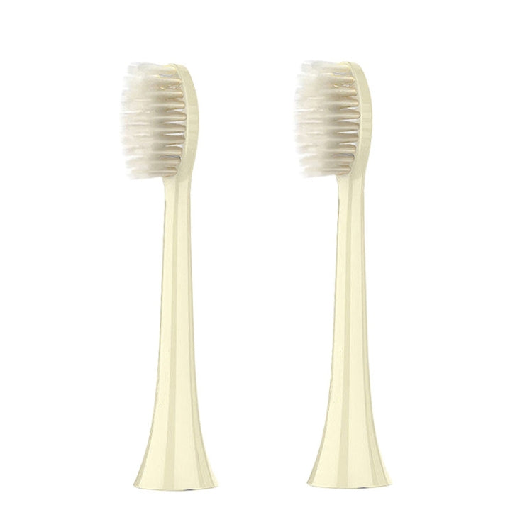 2 PCS Electric Toothbrush Head for Ulike UB602 UB603 UB601,Style: Soft -sensitive Avocado Green