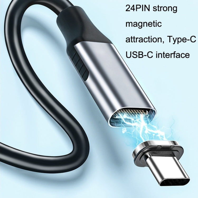 CC25 24Pin Dual Type-C / USB-C Fast Charging Magnetic Data Cable, Style: Magnetic Head