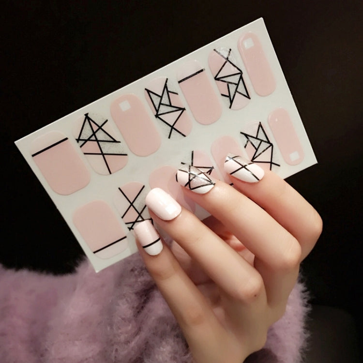 10 PCS 3D Hot Stamping Waterproof Nail Art Sticker