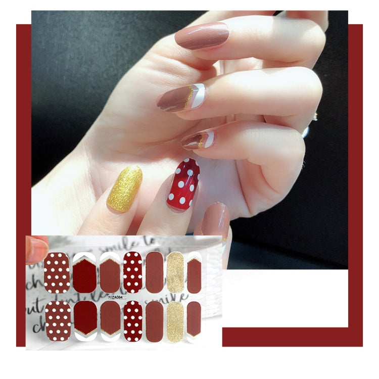 10 PCS 3D Hot Stamping Waterproof Nail Art Sticker