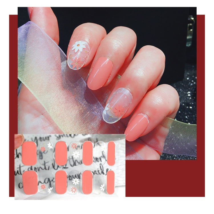 10 PCS 3D Hot Stamping Waterproof Nail Art Sticker