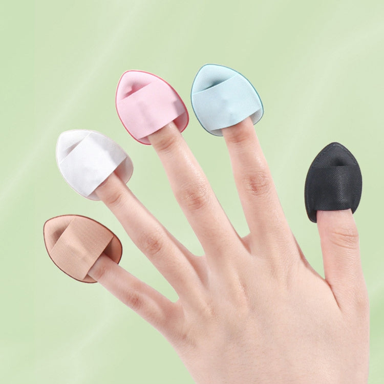 2 Sets/20pcs Mixed-colors Mini Leather Wet and Dry Makeup Finger Puff
