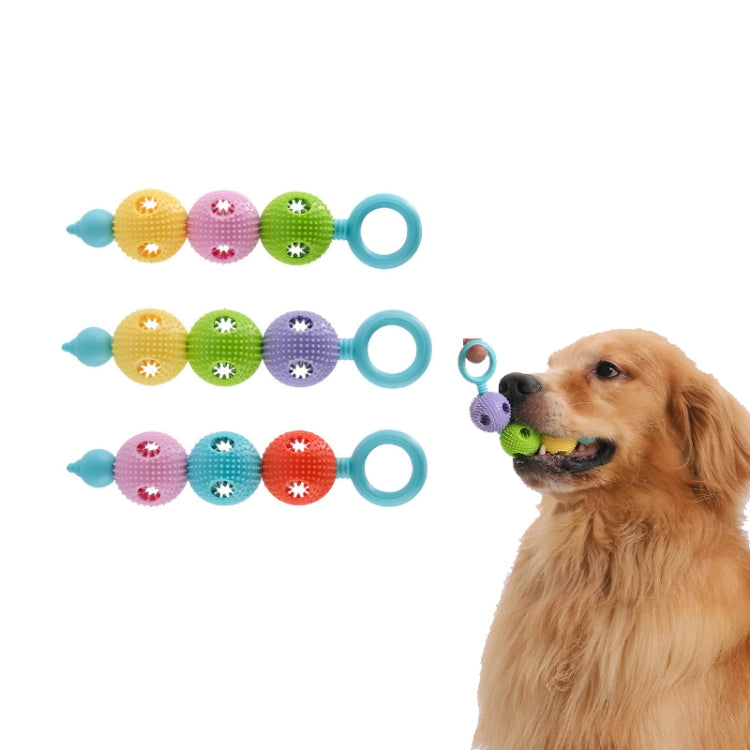 Candy Color Pet Toothpaste Chewing Toy TPR Molar Stick(NO.1 Color)