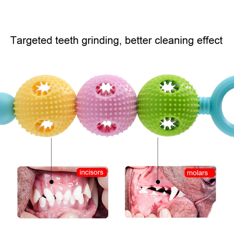 Candy Color Pet Toothpaste Chewing Toy TPR Molar Stick(NO.1 Color)