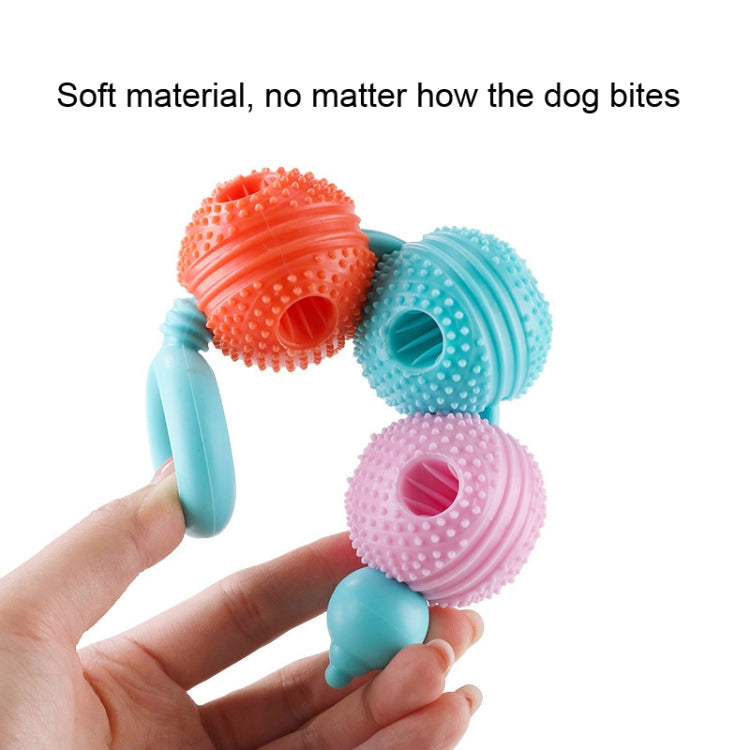 Candy Color Pet Toothpaste Chewing Toy TPR Molar Stick(NO.1 Color)