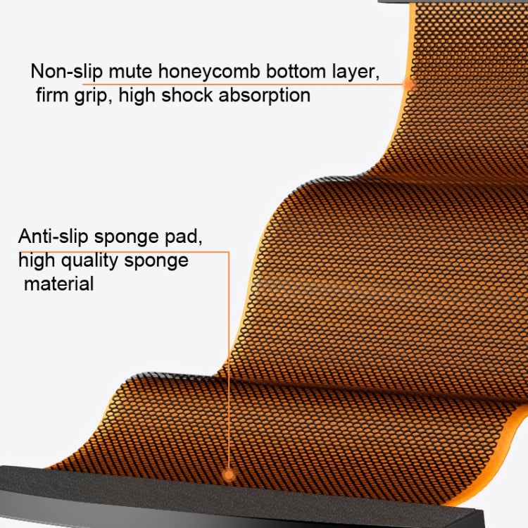 Fitness Skateboard Speed Skating Training Board Charm Skateboard Mat 180 x 50cm Orange