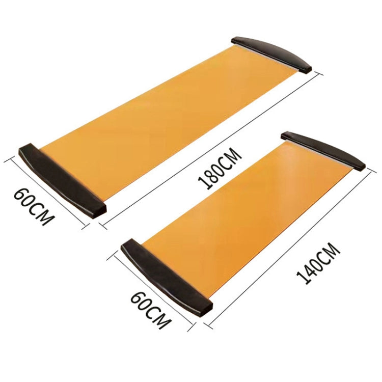 Fitness Skateboard Speed Skating Training Board Charm Skateboard Mat 180 x 50cm Orange