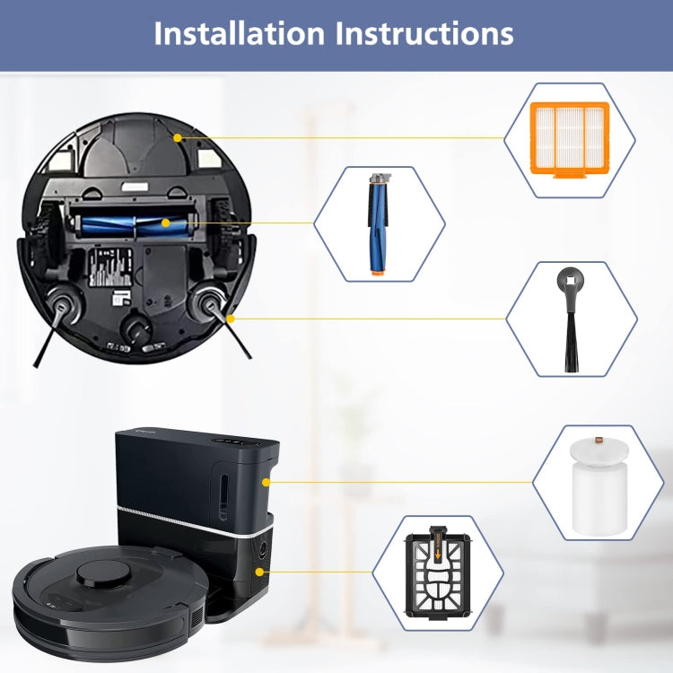 For Shark AI AV2501AE / AV2502AE Robot Vacuum Accessories Filter Cotton
