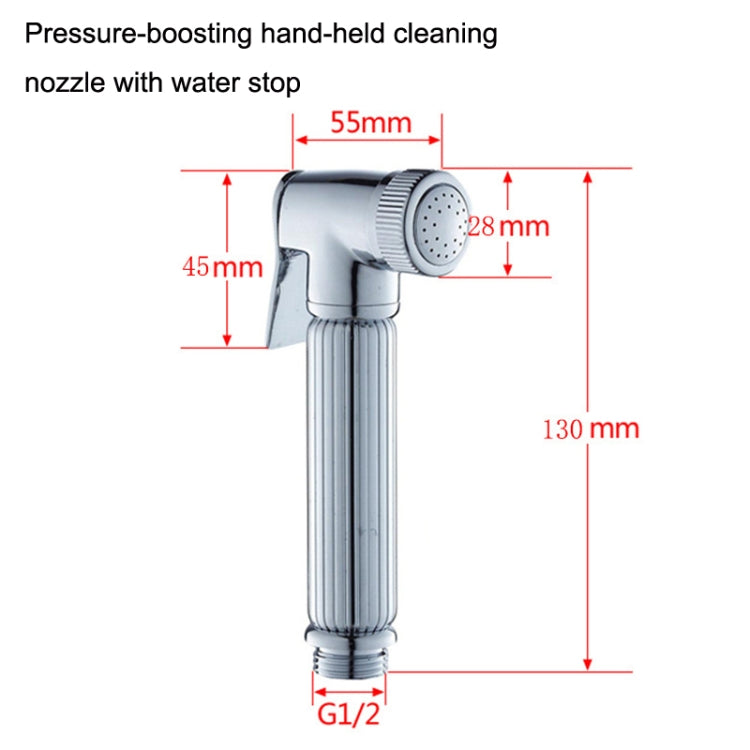 Multifunctional Wome Washers Pressure With Water Stop Woman Wash Nozzle, Style: Gold