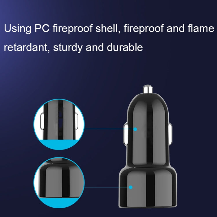 IBD321-Q3 Universal Fireproof Mobile Phone Car Charger, Model: QC3.0+2.4A