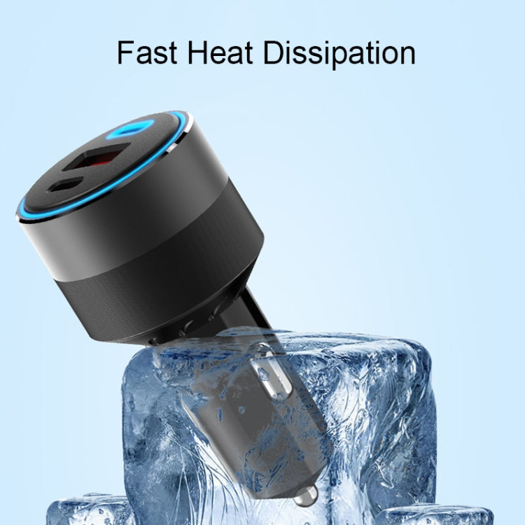 IBD353 Multifunctional Flame Retardant Car Phone Charger, Model: 54W