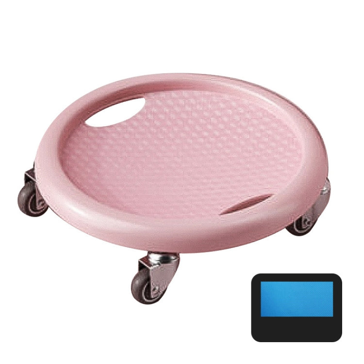4 Wheel Sliding Plate Women Men Abdominal Muscle Exerciser ,Style: Ordinary Pink
