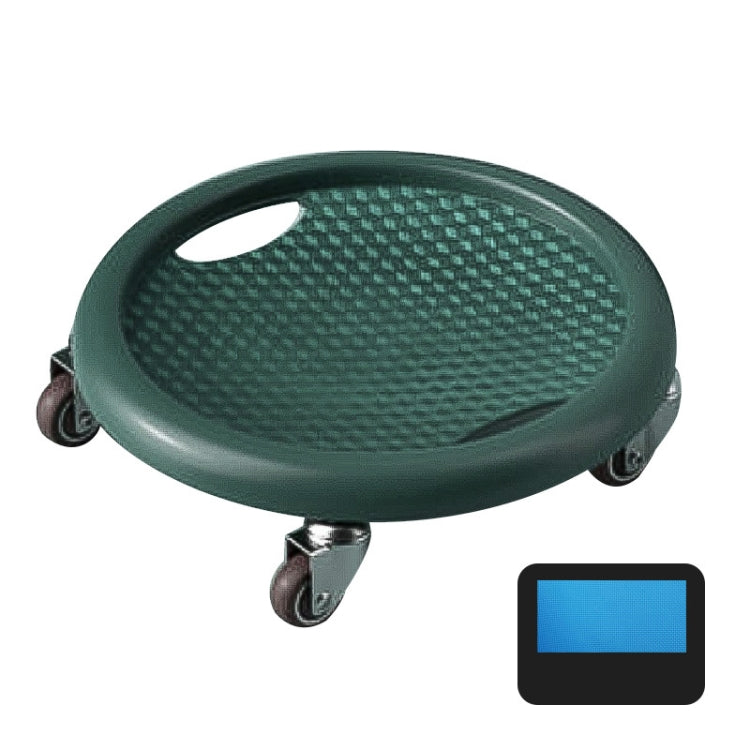 4 Wheel Sliding Plate Women Men Abdominal Muscle Exerciser ,Style: Ordinary Dark Green