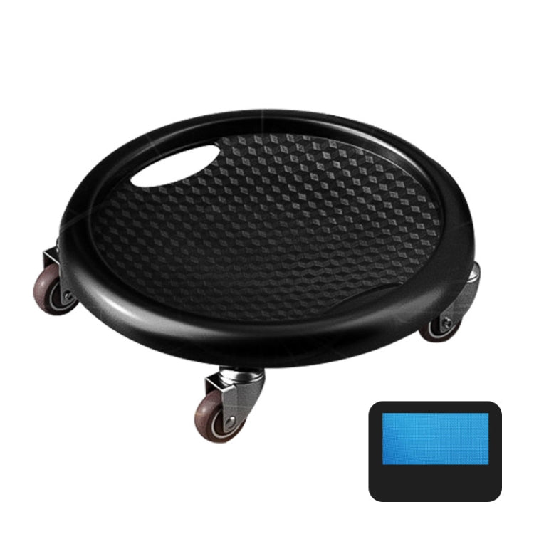 4 Wheel Sliding Plate Women Men Abdominal Muscle Exerciser ,Style: Ordinary Black