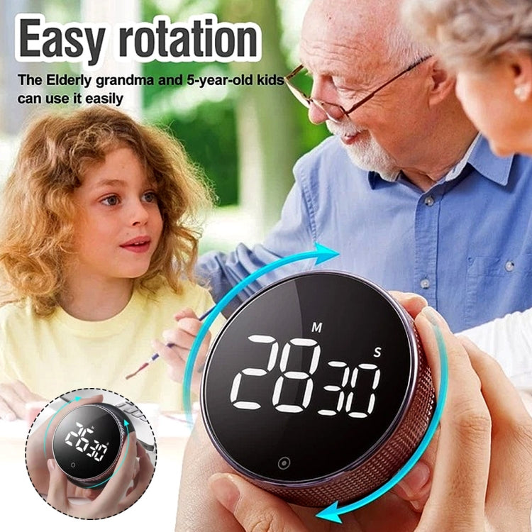 Magnetic Rotation Timer Large Screen LED Display Timer