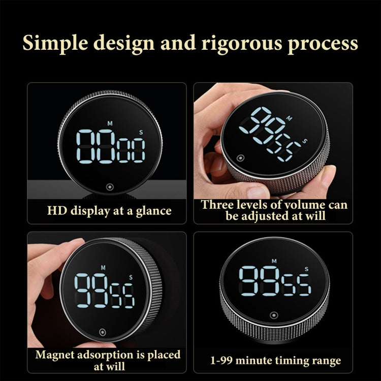 Magnetic Rotation Timer Large Screen LED Display Timer