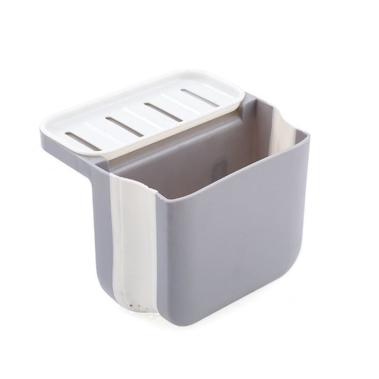 2 PCS Kitchen Sink Telescopic Drain Basket Sucker Hanging Trash Can
