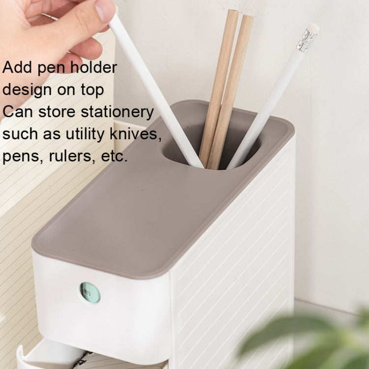 Desktop Storage Box Drawer Stationery File Storage Shelf