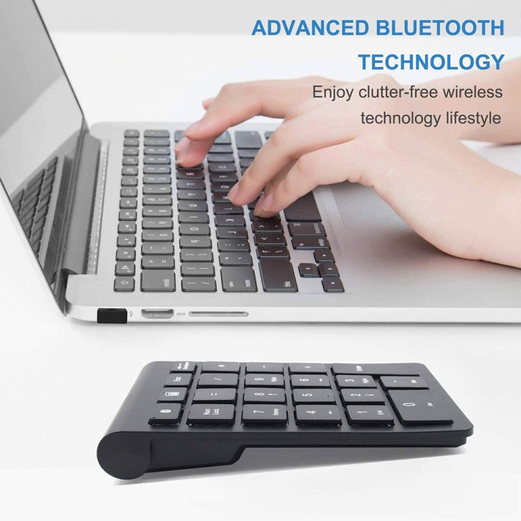 BT304 22 Keys Laptop Mini Wireless Keyboard, Spec: Bluetooth (Gray)