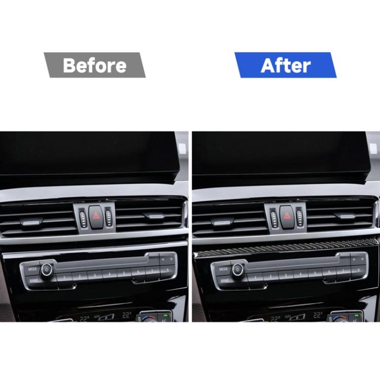 For BMW X1 F48/X2 F39 Left-Hand Drive Radio Panel Upper Sticker - Black