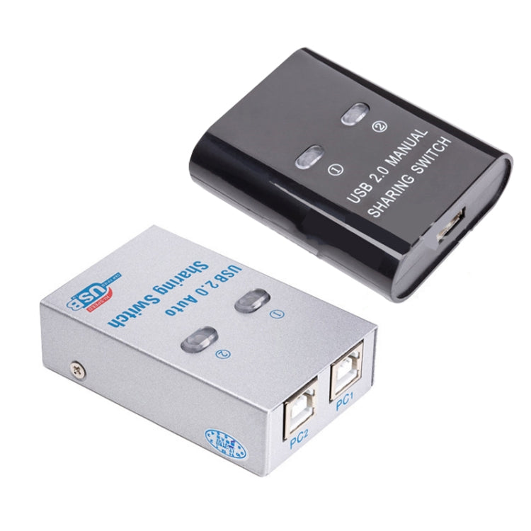 SW68 2 In 1 Switcher USB Automatic Print Sharer, Color: Black