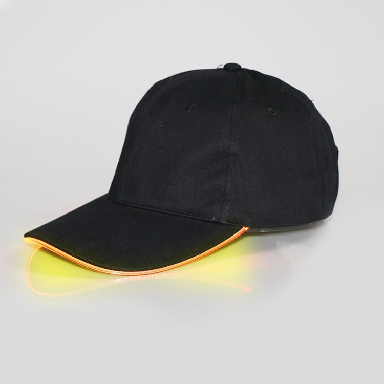 LED Luminous Hat Luminous Running Cotton Peaked Cap