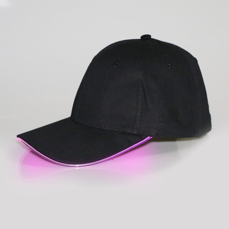 LED Luminous Hat Luminous Running Cotton Peaked Cap