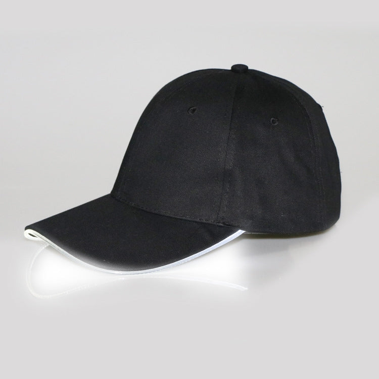 LED Luminous Hat Luminous Running Cotton Peaked Cap