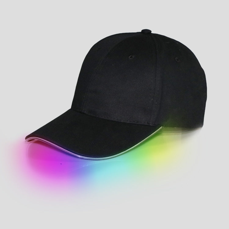 LED Luminous Hat Luminous Running Cotton Peaked Cap