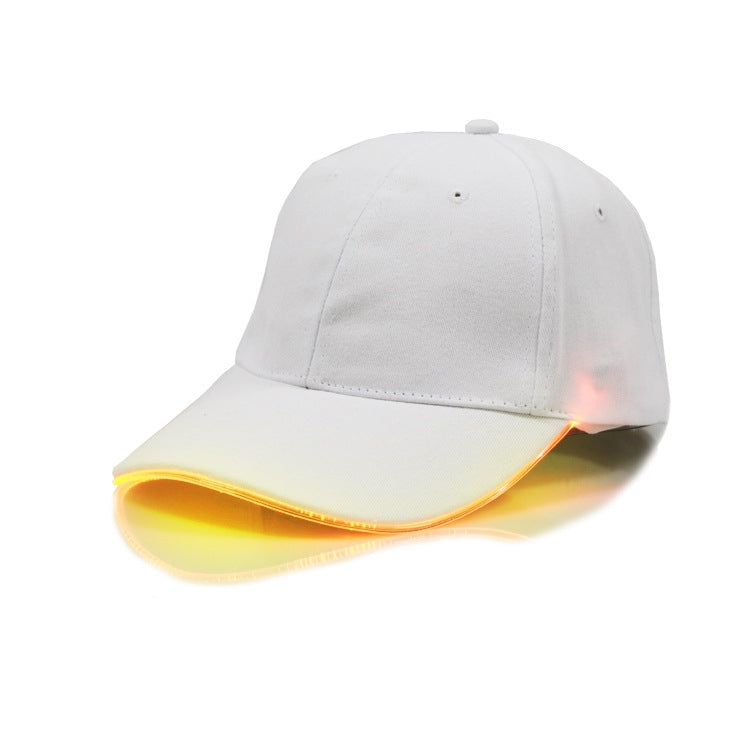 LED Luminous Hat Luminous Running Cotton Peaked Cap