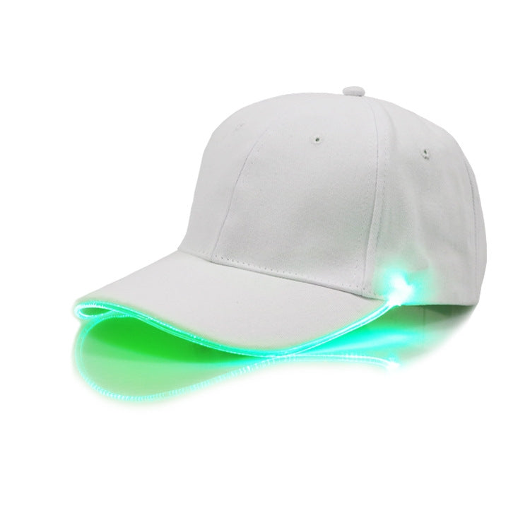 LED Luminous Hat Luminous Running Cotton Peaked Cap