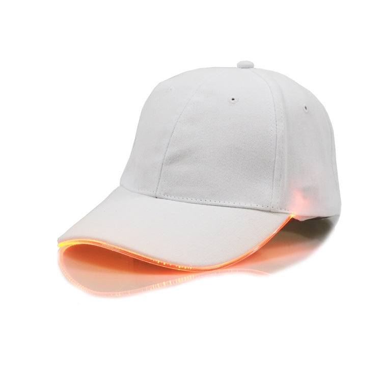 LED Luminous Hat Luminous Running Cotton Peaked Cap