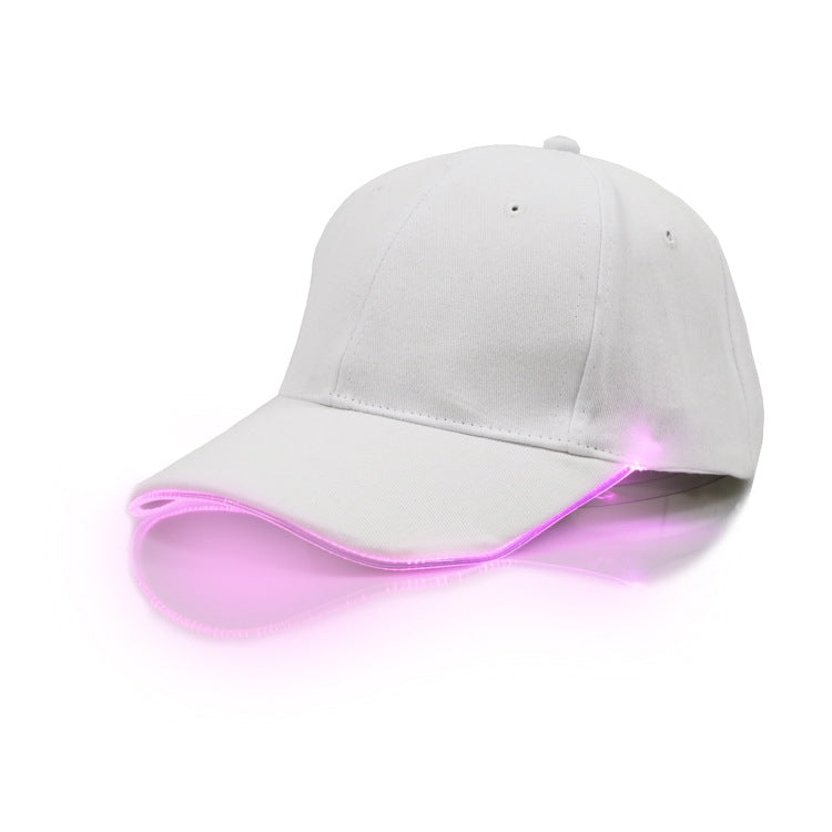 LED Luminous Hat Luminous Running Cotton Peaked Cap