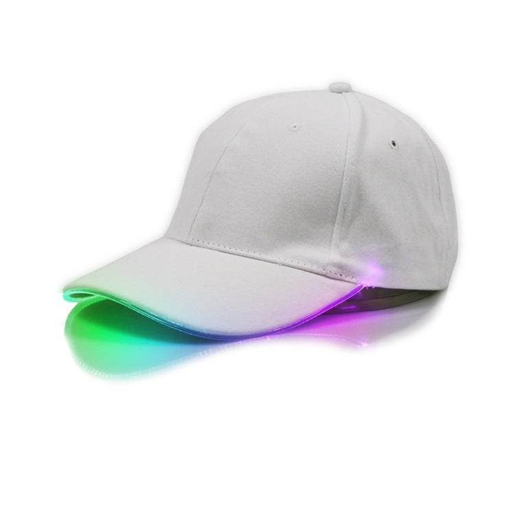 LED Luminous Hat Luminous Running Cotton Peaked Cap