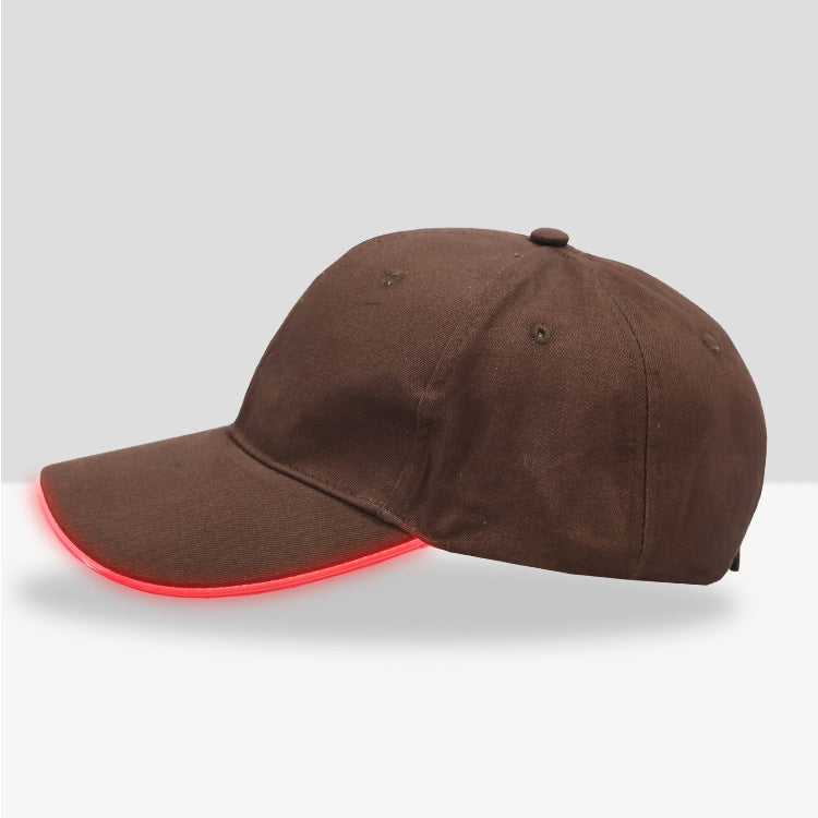LED Luminous Hat Luminous Running Cotton Peaked Cap