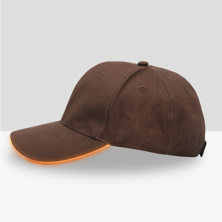 LED Luminous Hat Luminous Running Cotton Peaked Cap