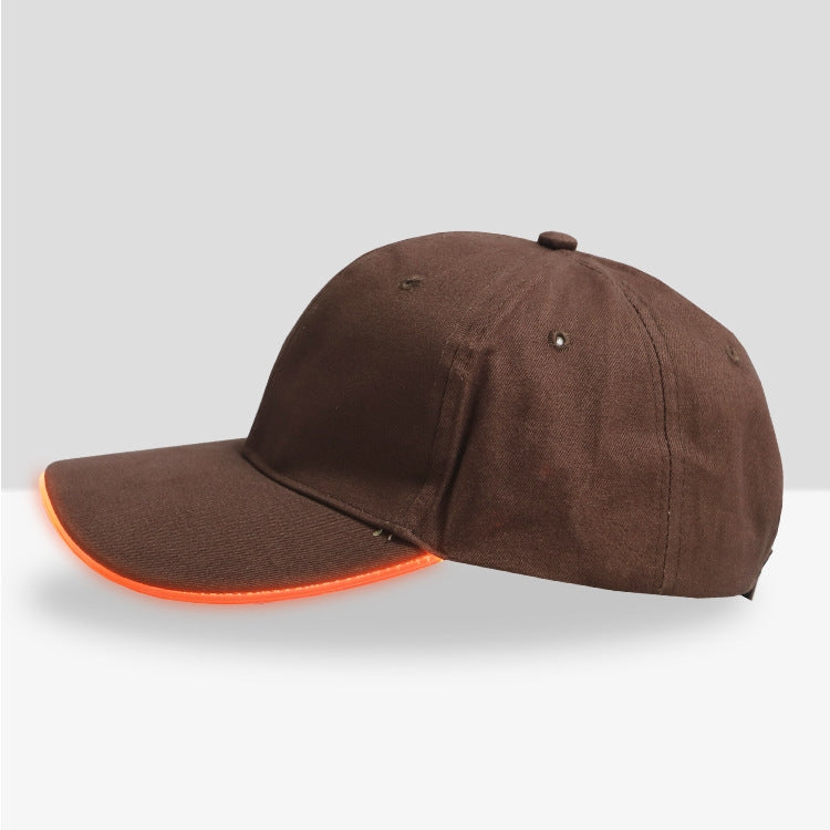 LED Luminous Hat Luminous Running Cotton Peaked Cap