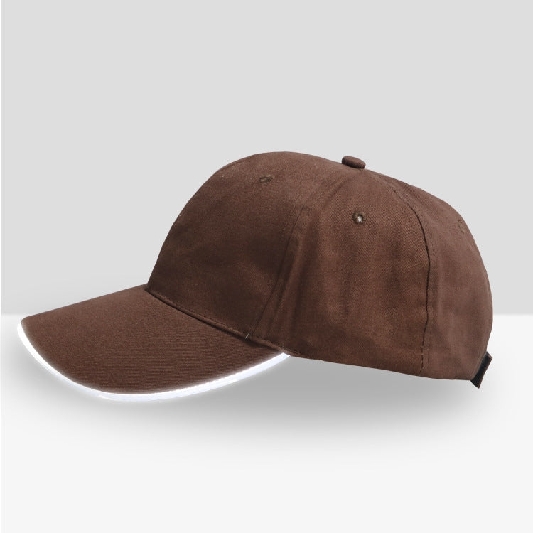 LED Luminous Hat Luminous Running Cotton Peaked Cap