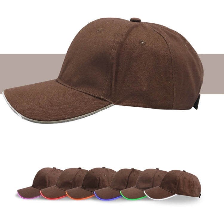 LED Luminous Hat Luminous Running Cotton Peaked Cap