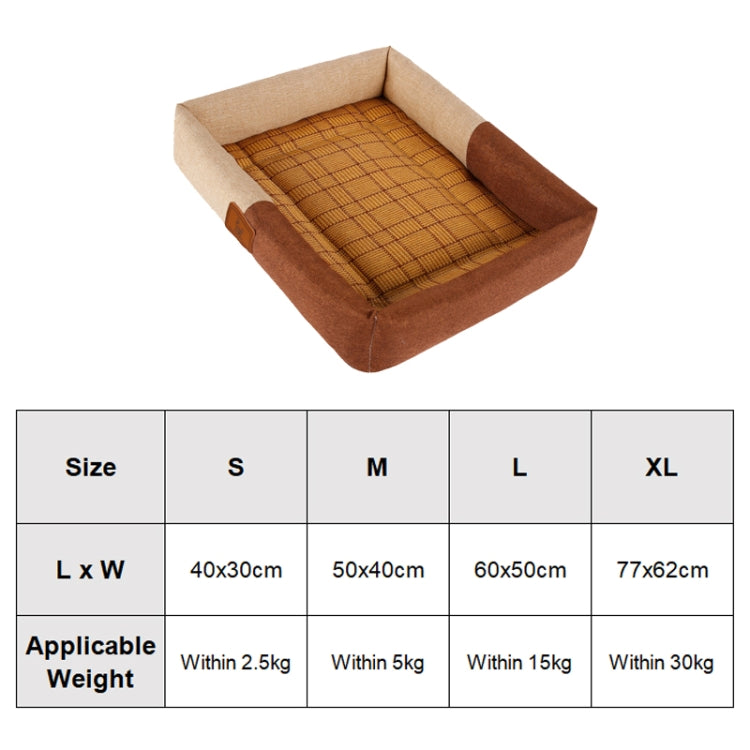 YD-XD03 Summer Pet Breathable Cooler Mat Pet Bed, Size: 60x50cm