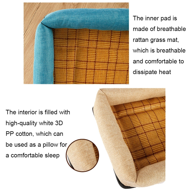YD-XD03 Summer Pet Breathable Cooler Mat Pet Bed, Size: 77x62cm