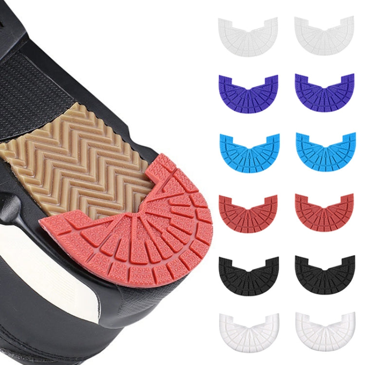 2 Pairs Thickened Rubber Sole Heel Wear-Resistant Non-Slip Patch, Size: